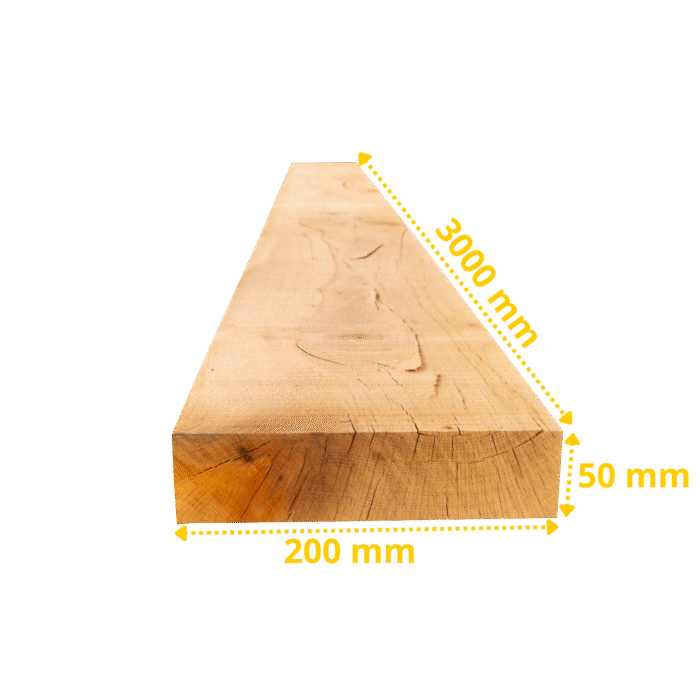 Lot de 30 planches de chêne 3000 x 200 x 50 mm – Image 3