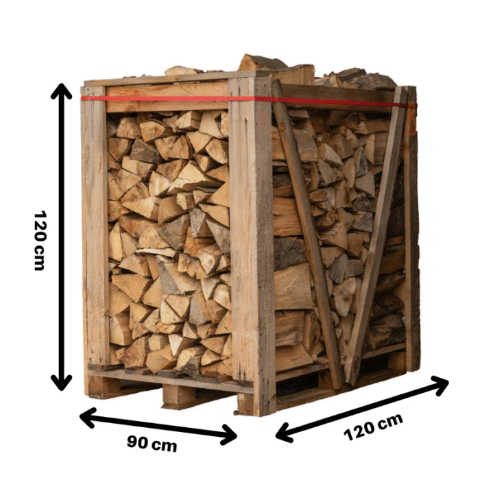 Bois de chauffage 25cm – Palette 1,7 stère – 100% Hêtre – Image 2