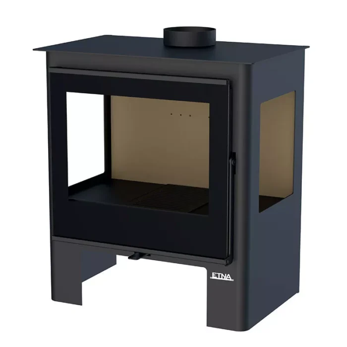 Poêle à bois 3 vitres Shiva - 10 Kw – Image 2
