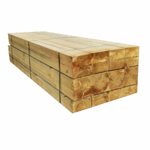 20 x Traverses de bois (Vert traité) UC3 | 2,4 m x 200 mm x 100 mm 